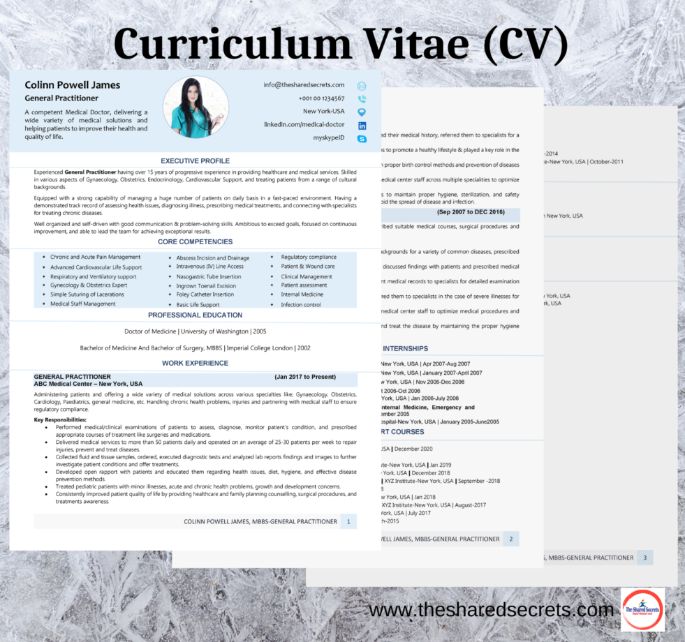 What are the differences between a resume and a CV? | The Shared Secrets